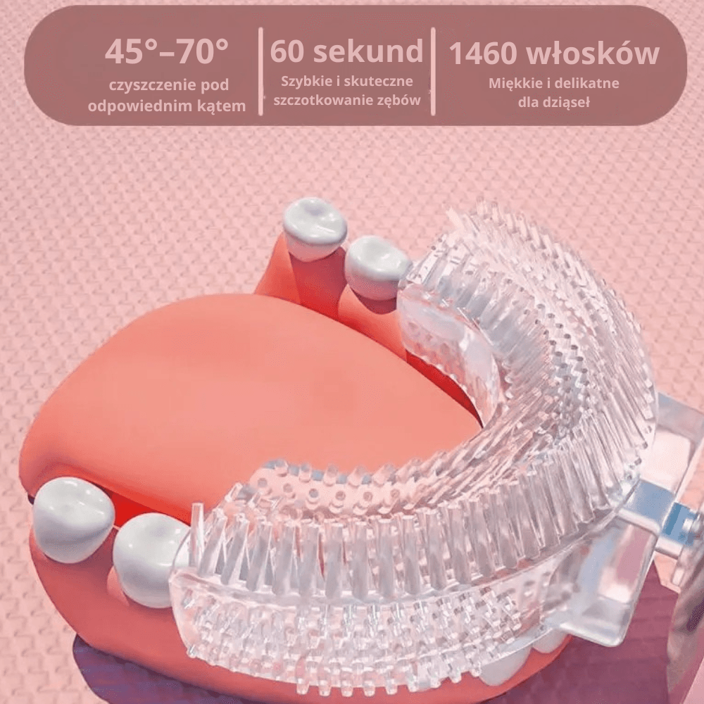 Dziecięca szczoteczka soniczna - szybkie mycie, czyste ząbki, radość z używania